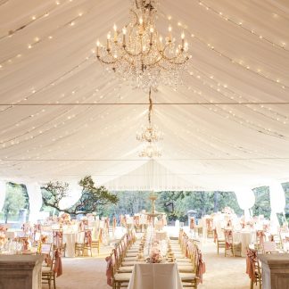 Luxury Wedding Set Up With Draped