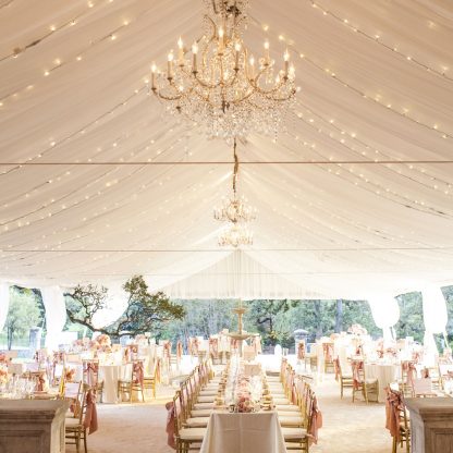 Luxury Wedding Set Up With Draped